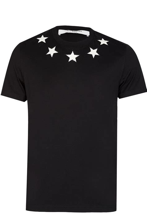 fake givenchy star t shirt|givenchy t shirt with holes.